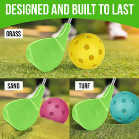 Samorillo tall right-handed clubs fit players 5 ft and taller for easier swings.
