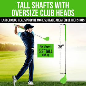 Two-pack set lets you play with a partner or practice together.