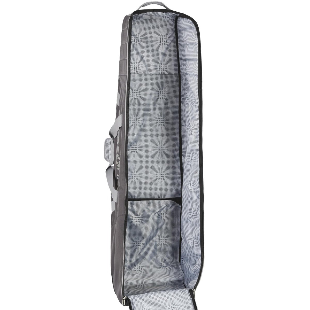 Samsonite soft-sided golf bag with 600D polyester protects clubs during air travel