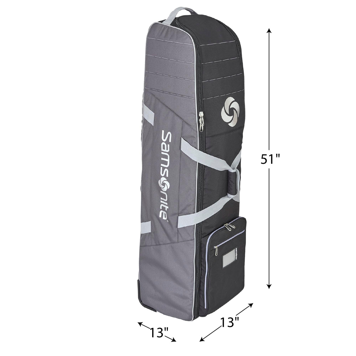 Samsonite golf travel bag interior padding guards clubs during transit
