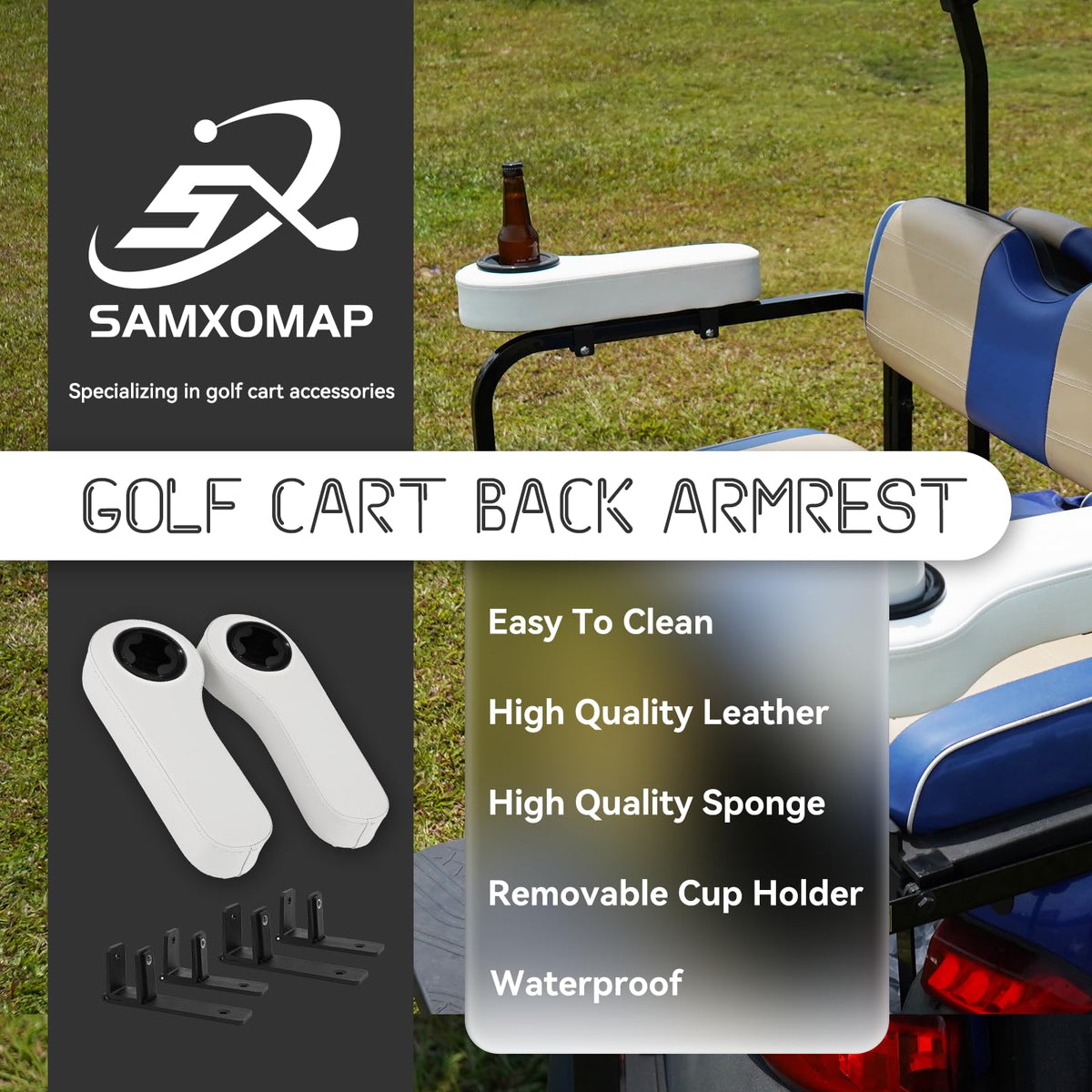 SAMXOMAP 1 inch square tube bracket for secure fit