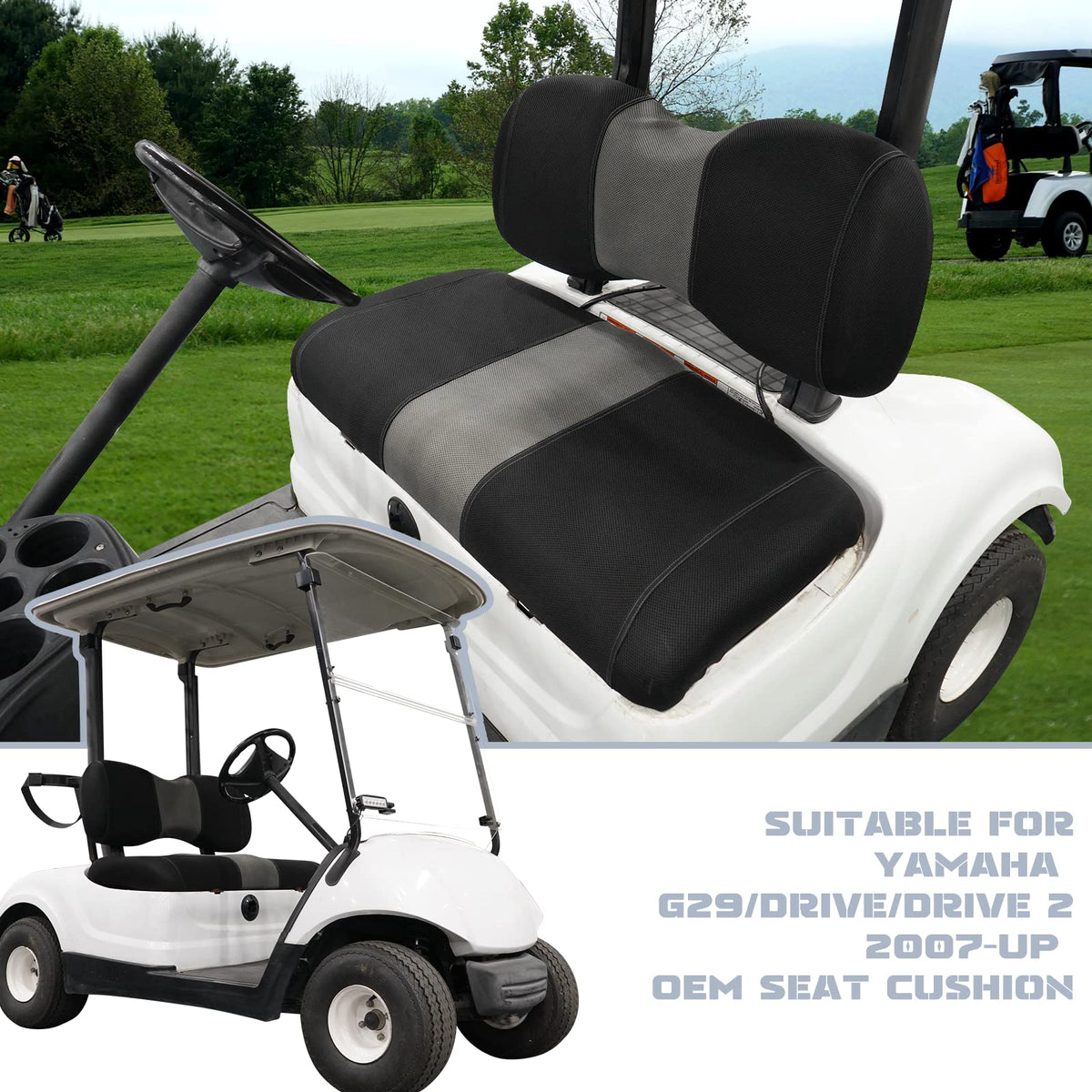 SAMXOMAP backrest and bench cover installed for full protection