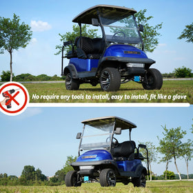 SAMXOMAP black 2pc kit helps refresh your golf cart.