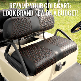 SAMXOMAP diamond quilting detail adds premium look and grip on seat cover