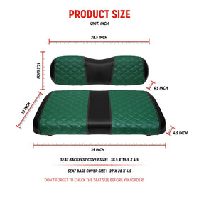 SAMXOMAP diamond stitch pattern visual enhances seat elasticity.