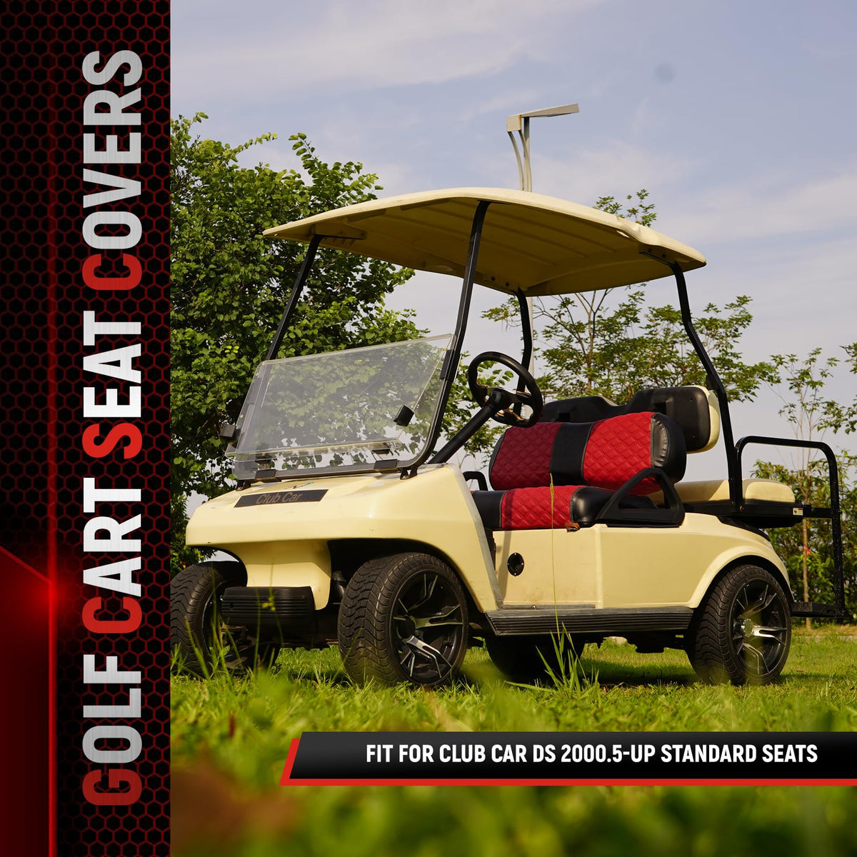 SAMXOMAP diamond stitch seat cover adds style and durability