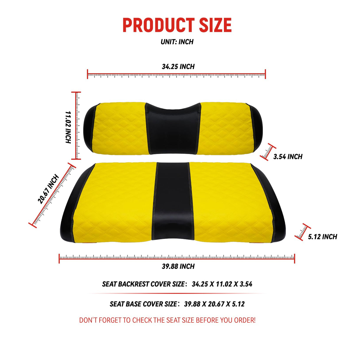 SAMXOMAP diamond stitching seat design adds elasticity and premium appeal.