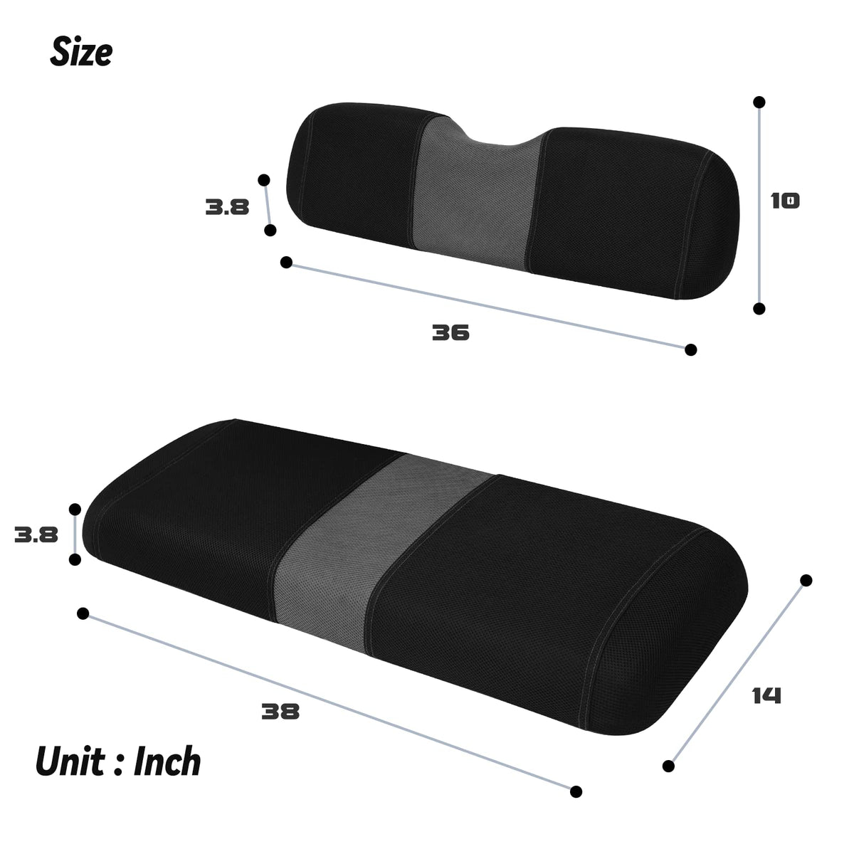 SAMXOMAP durable mesh fabric seat cover for daily use.