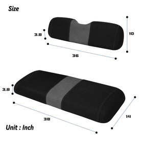 SAMXOMAP durable mesh fabric seat cover for daily use.