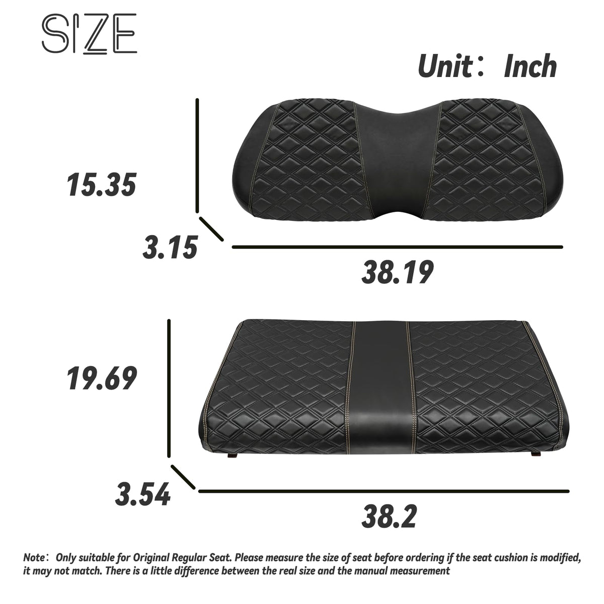 SAMXOMAP durable, sun-scratch resistant fabric protects seats.