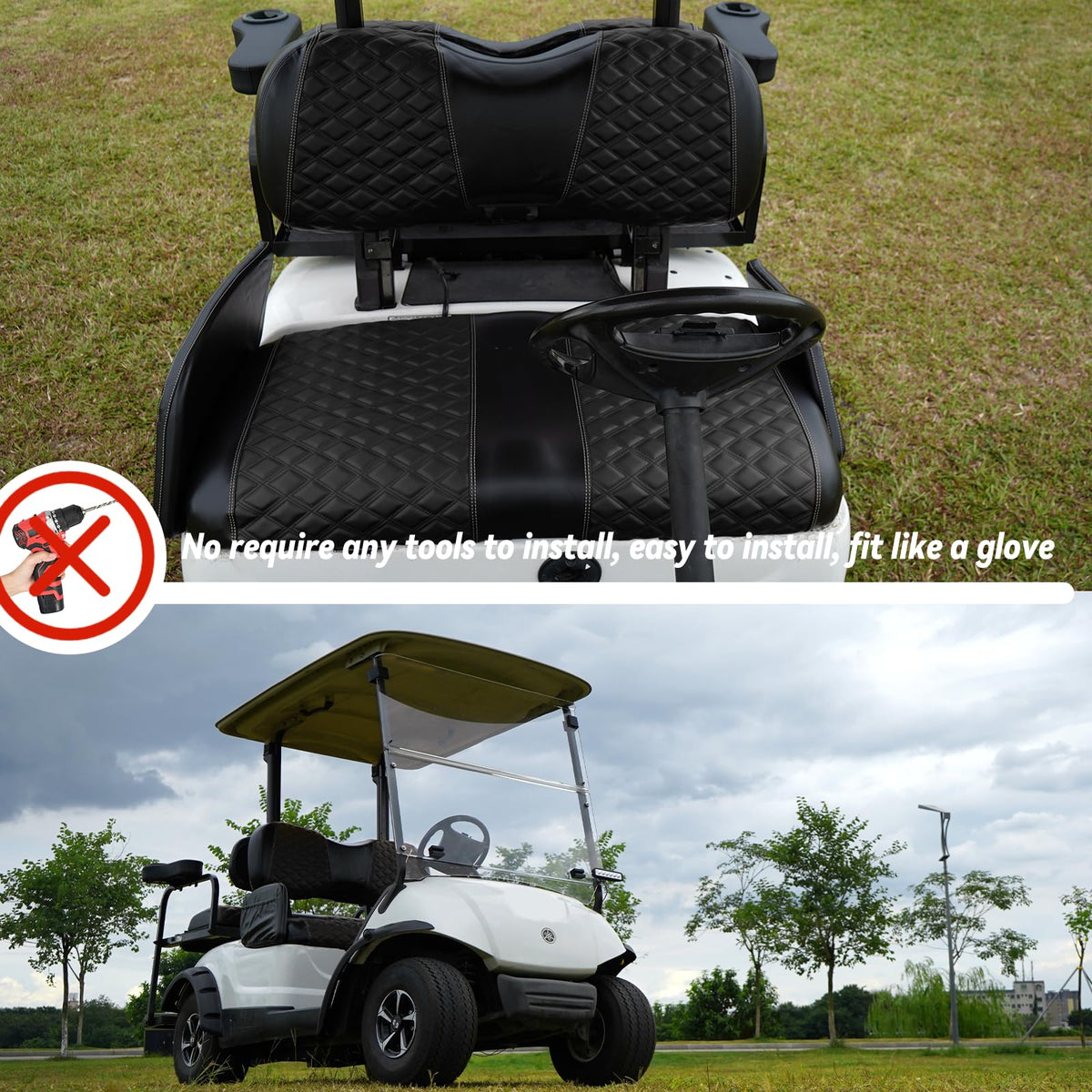 SAMXOMAP easy-install design with adjustable straps for quick fitting.