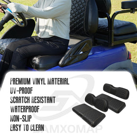 SAMXOMAP easy-installation straps secure the seat covers without nails
