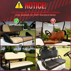 SAMXOMAP EZGO TXT diamond quilting texture adds grip and style.