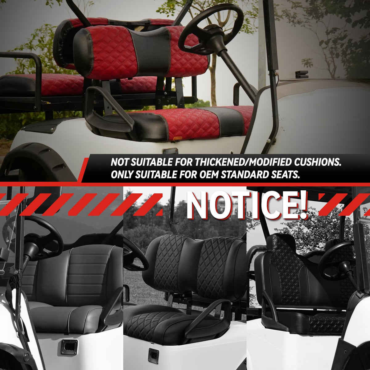 SAMXOMAP marine-grade vinyl seat cover surface with waterproof finish