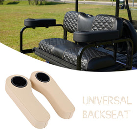 SAMXOMAP flip armrest and cup holder for Club Car rear seat setup