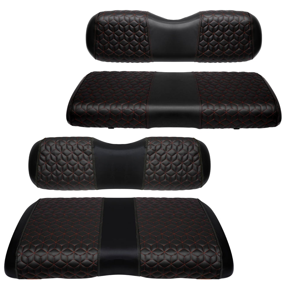 SAMXOMAP front seat base cover enhances EZGO RXV look and protection.