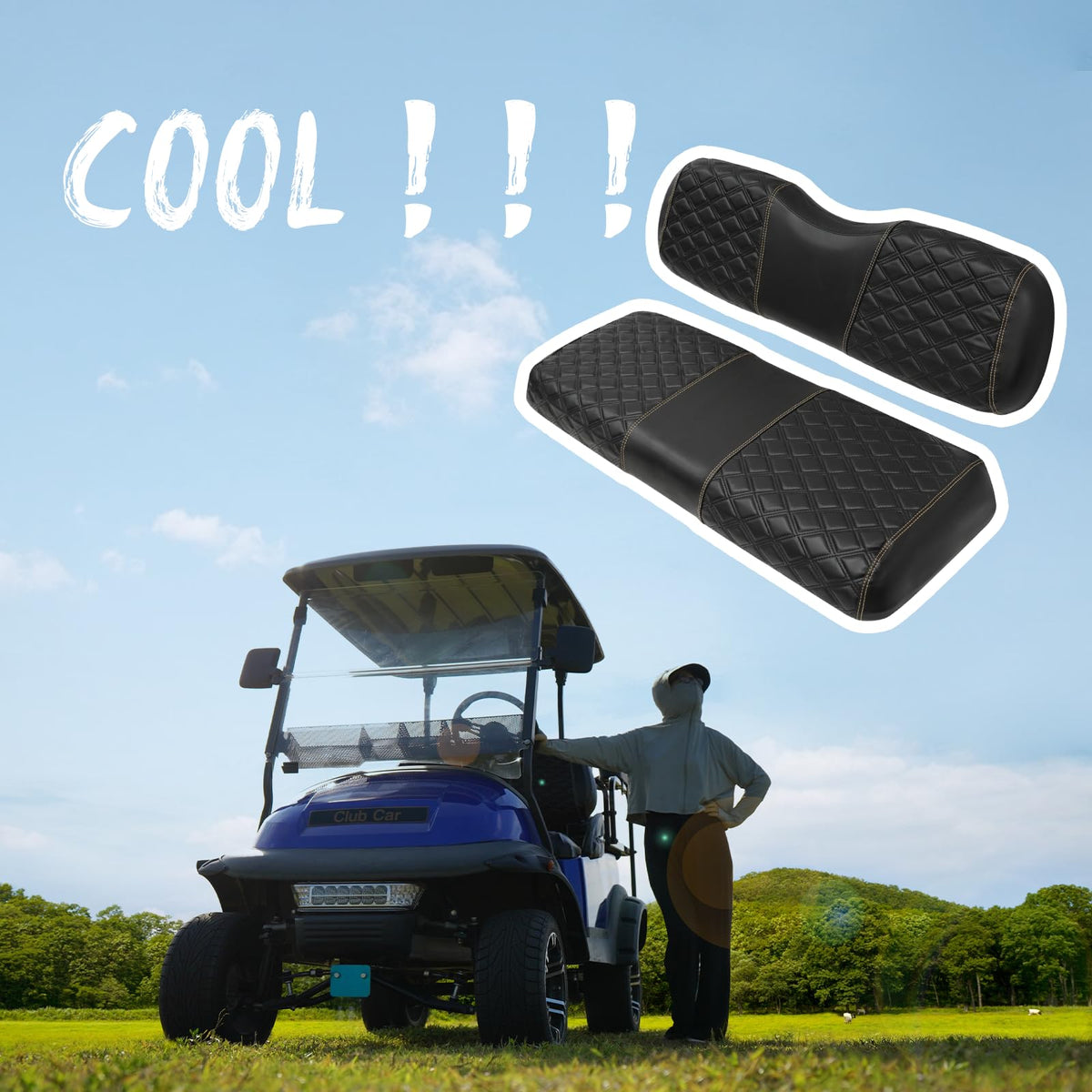 SAMXOMAP thick foam padding for enhanced seating comfort