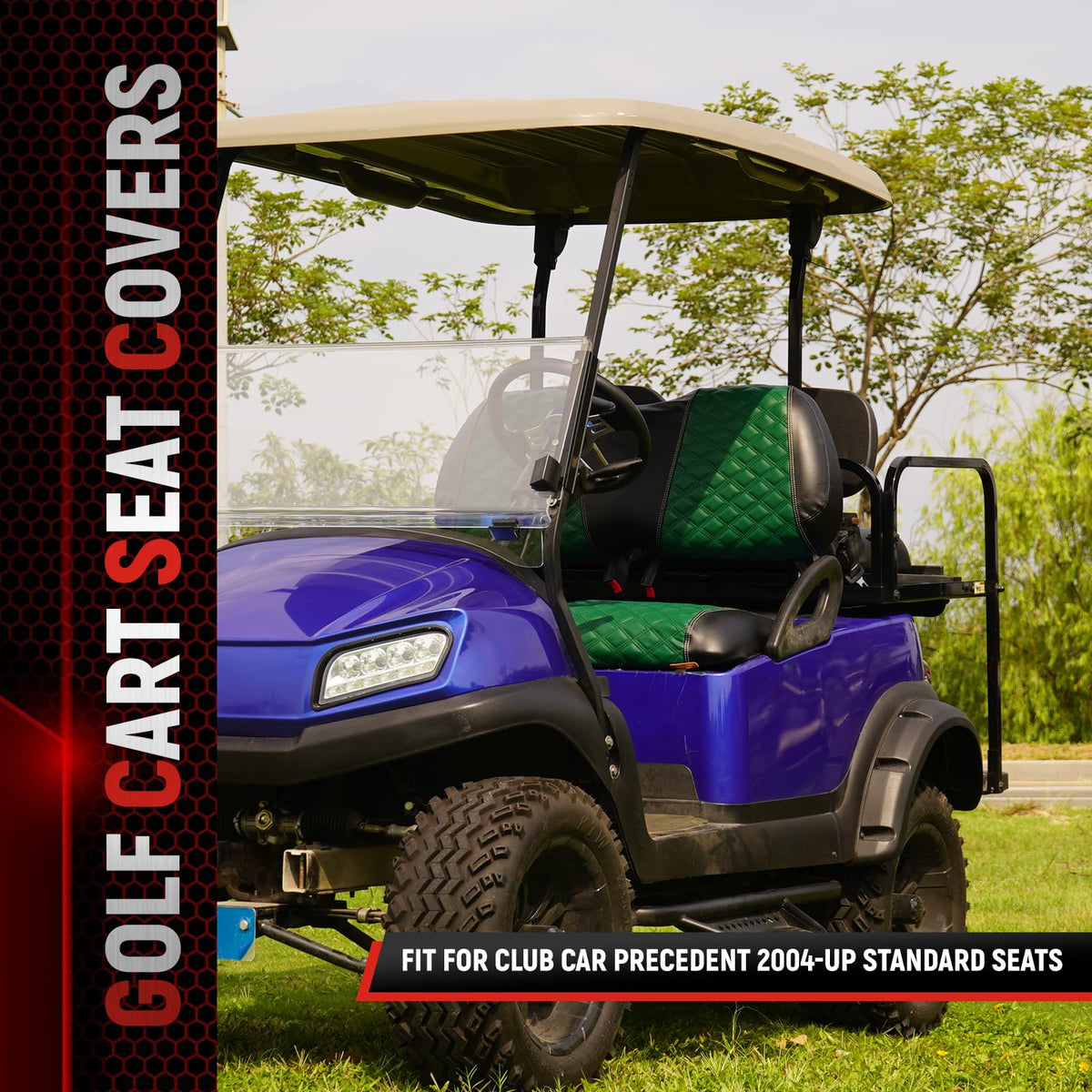 SAMXOMAP backrest cover in green adds protection and a refreshed look.