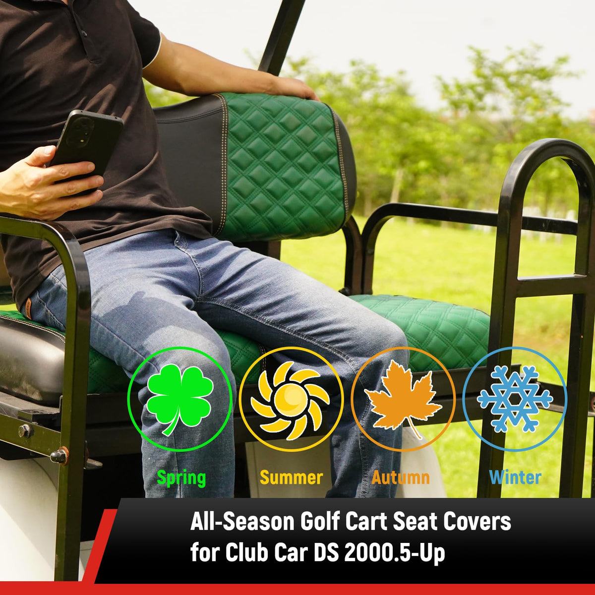 SAMXOMAP easy-install design with built-in straps simplifies setup.