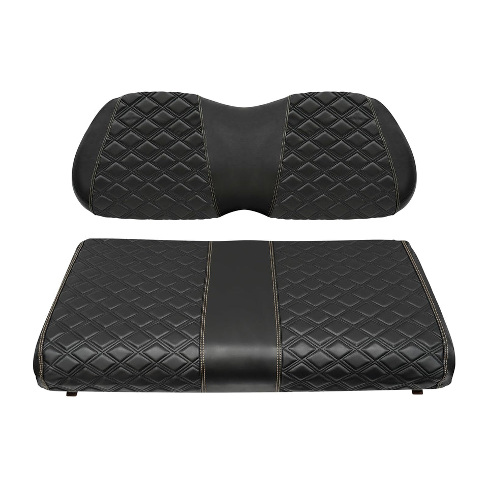 SAMXOMAP golf cart front seat cover assembly enhances cabin look and comfort.