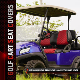 SAMXOMAP front seat cover with diamond stitching adds premium comfort.