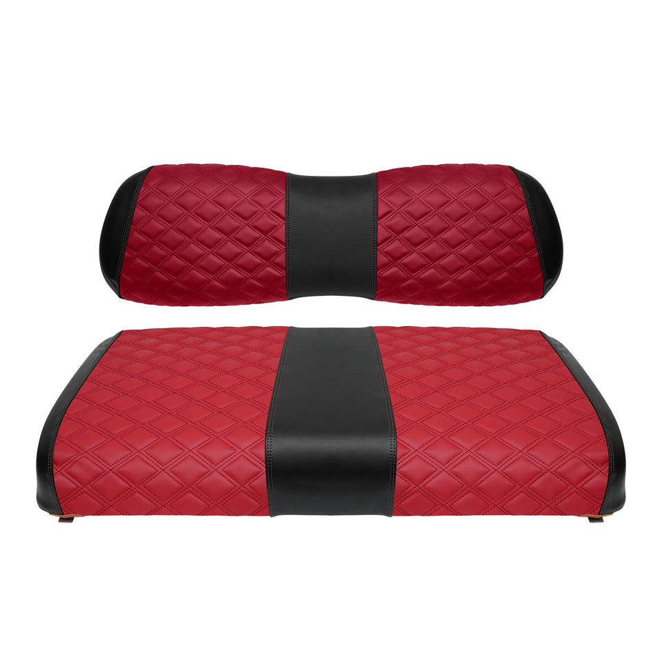 SAMXOMAP golf cart front seat cover DS deep red protects and refreshes the seat