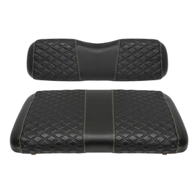 SAMXOMAP EZGO TXT front-seat cover with diamond stitching for refreshed look