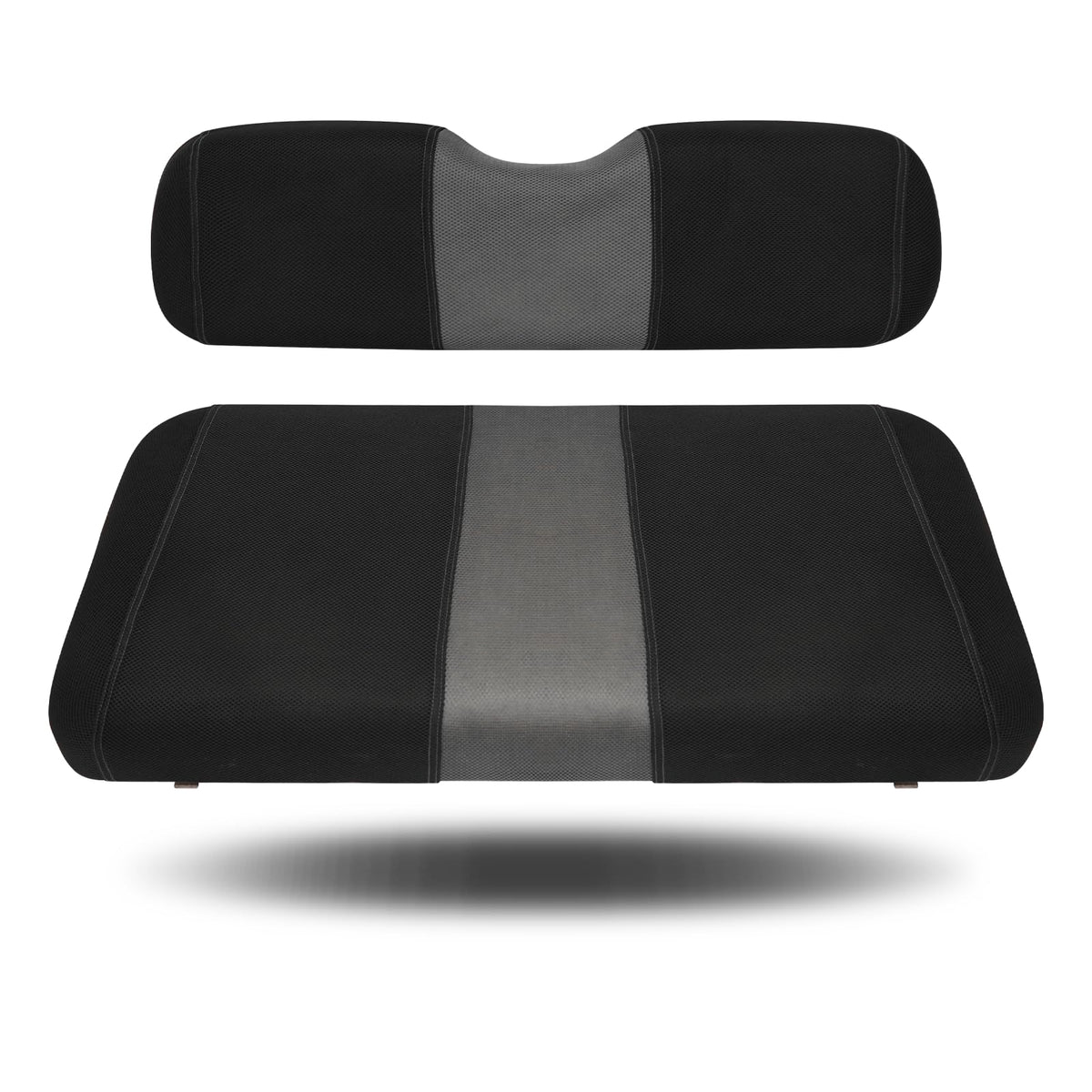 SAMXOMAP front seat cover main view in breathable mesh for EZGO TXT comfort