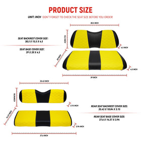 SAMXOMAP golf cart front seat cover sun resistant to prevent fading