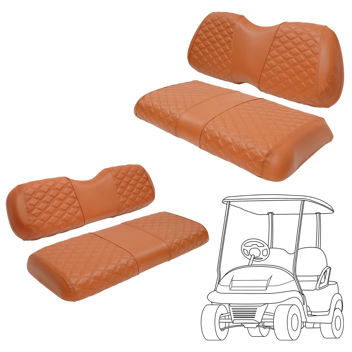 SAMXOMAP front seat cover in brown provides waterproof protection for daily use