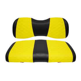 SAMXOMAP golf cart front seat cover Yamaha Drive yellow protects against wear in daily trips.