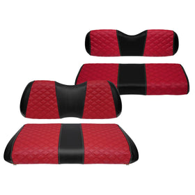 SAMXOMAP front golf cart seat cover protects cushions and refreshes the cabin.