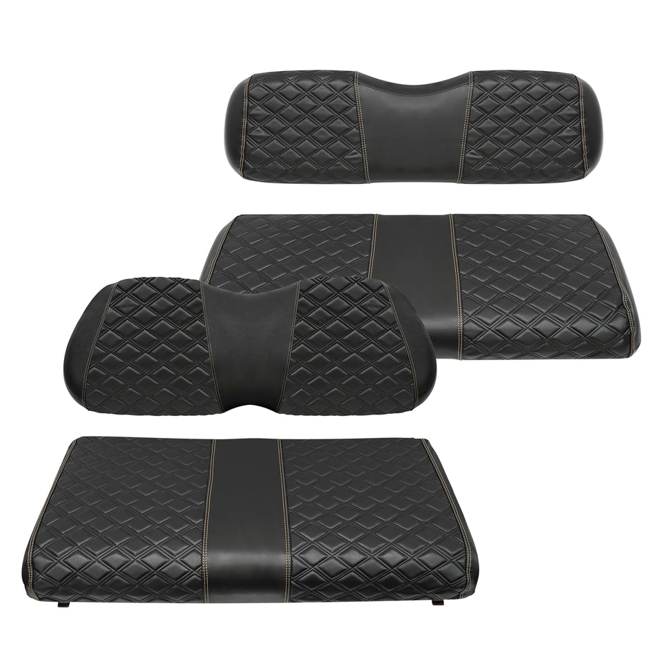 SAMXOMAP front seat cover for golf cart with waterproof protection and a premium look