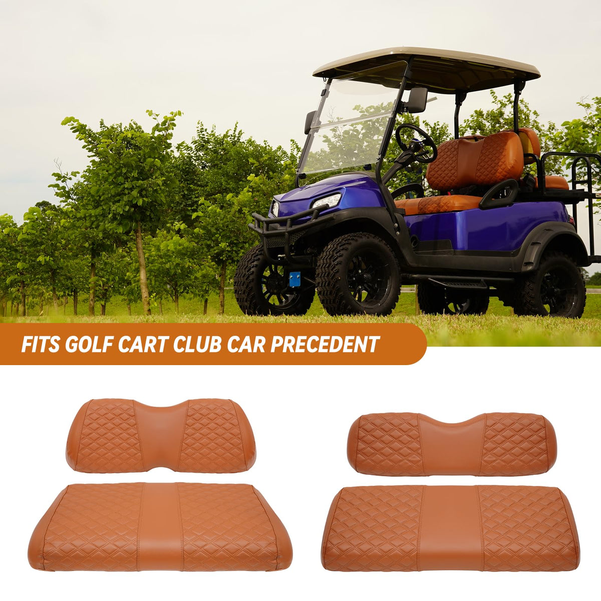 SAMXOMAP rear seat cover in brown shields cushions from sun and wear