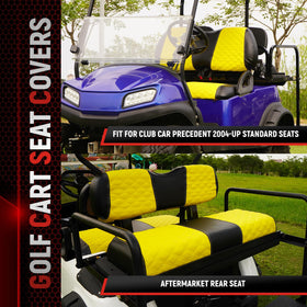 SAMXOMAP golf cart rear seat cover easy-to-clean rainproof upholstery