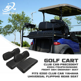 SAMXOMAP rear seat cover for golf cart offering durable protection for passengers