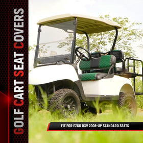 samxomap diamond stitching golf cart seat cover adds premium look and durability.