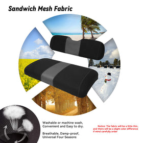 SAMXOMAP seat cover is machine washable for simple cleanup