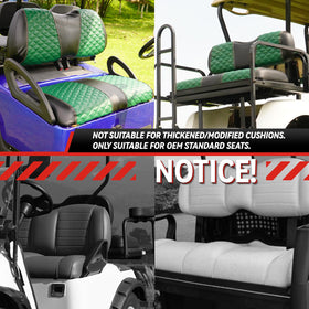 SAMXOMAP golf cart seat protection in marine vinyl for outdoor use