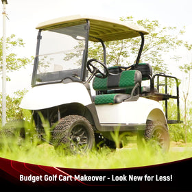 samxomap green seat cover renews your cart interior without replacing cushions.