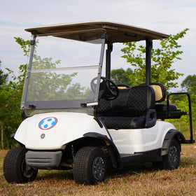 Premium black finish from SAMXOMAP enhances cart aesthetics and hides wear