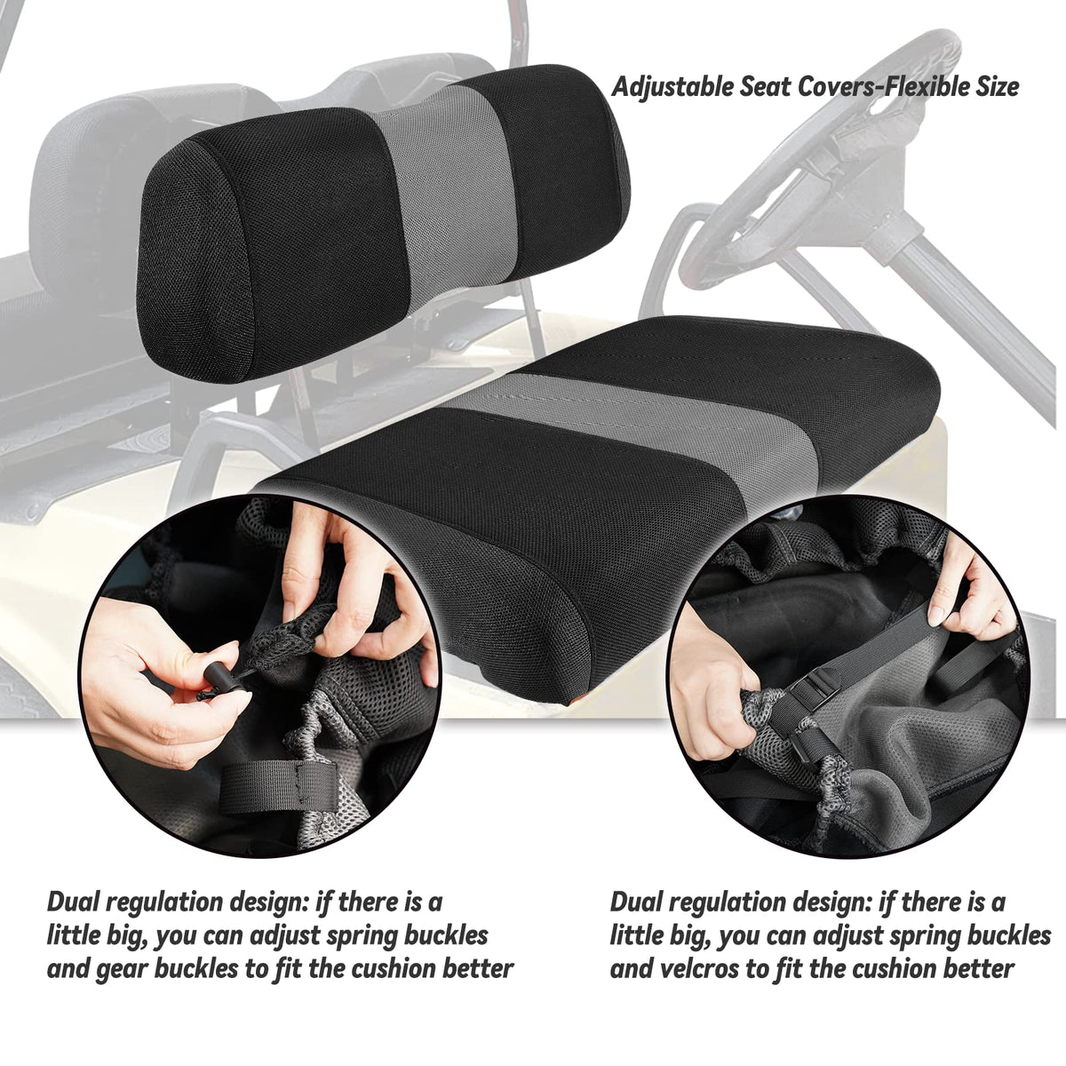 SAMXOMAP machine-washable seat covers for easy cleanup
