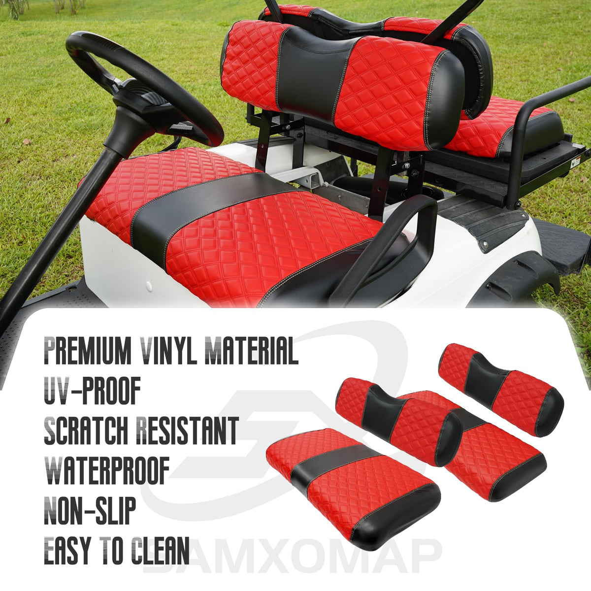 SAMXOMAP marine grade vinyl material for lastingSeat cover durability