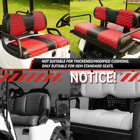 SAMXOMAP marine-grade vinyl leather seat cover texture and color close-up