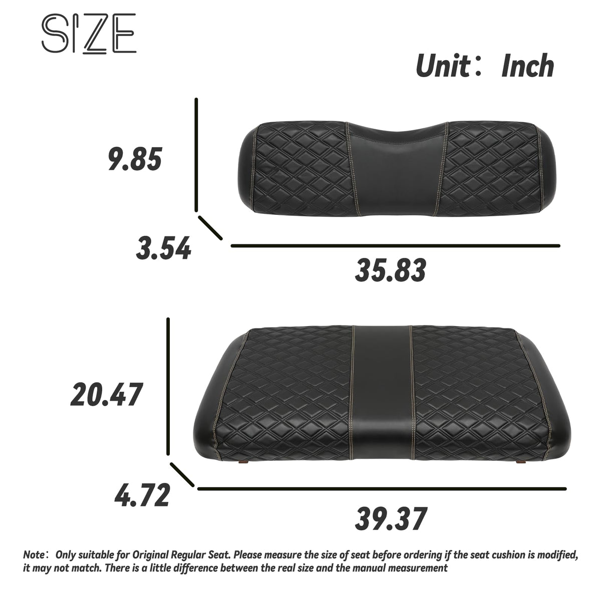 SAMXOMAP marine-grade vinyl seat cover protects against water and sun