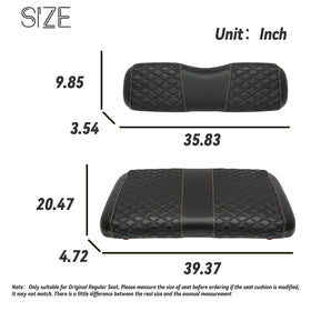 SAMXOMAP marine-grade vinyl seat cover protects against water and sun