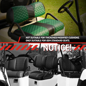 SAMXOMAP marine-grade vinyl seat cover protects Club Car DS from water and sun.