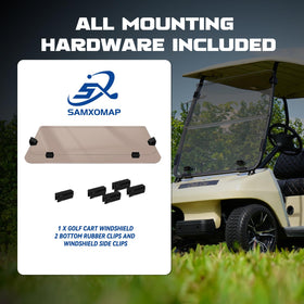 SAMXOMAP Durable polycarbonate shield withstands weather and debris.