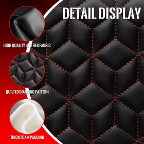 SAMXOMAP quick-install seat covers simplify fitting without tools.