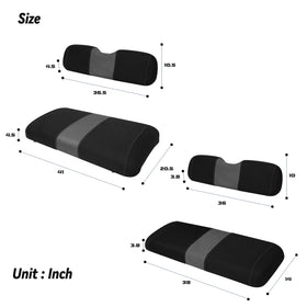 SAMXOMAP rear seat backrest with buckle system keeps cover in place.